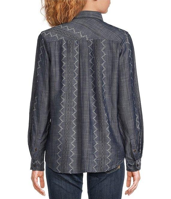 Ariat Billie Jean Spread Collar Long Sleeve Button Front Shirt Product Image