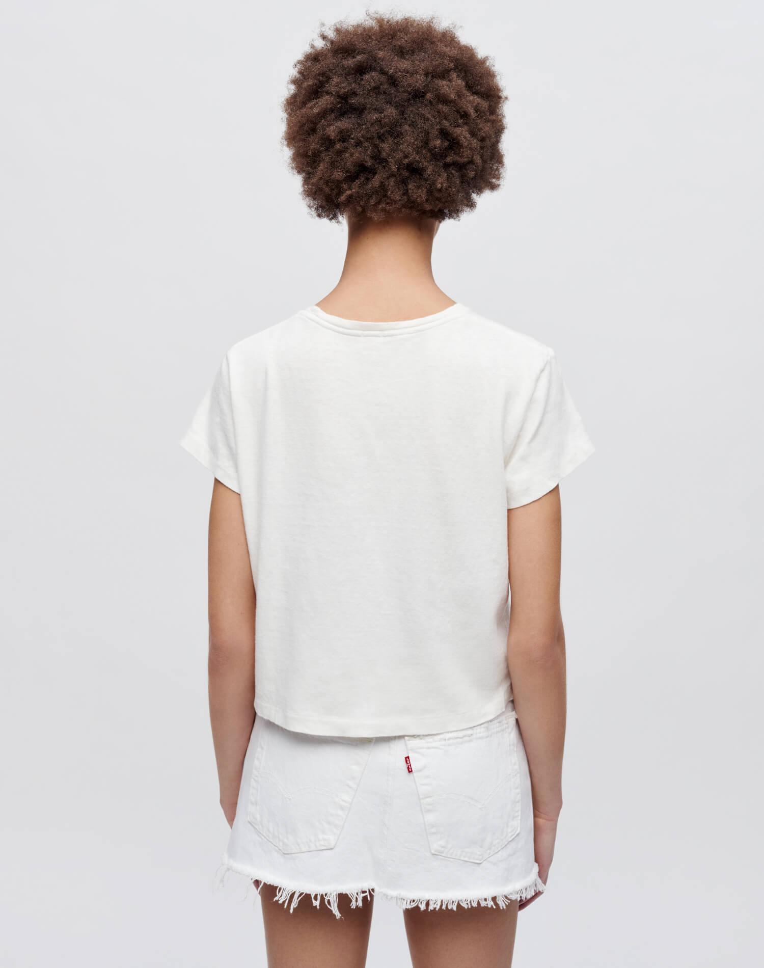 Hanes 1950s Boxy Tee - Vintage White Female Product Image