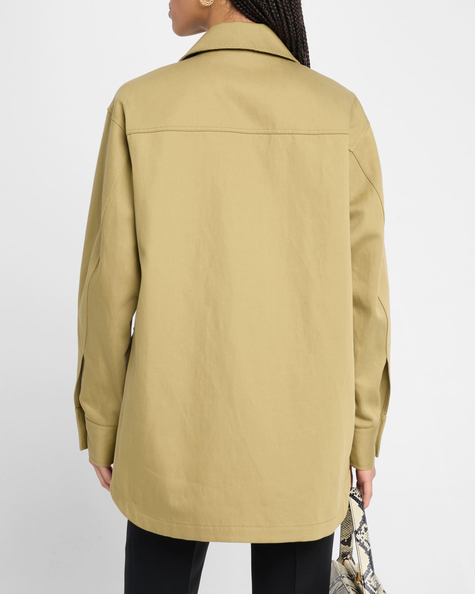 Cotton-Linen Cargo Jacket Product Image