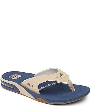 Mens Reef Fanning Sandal Navy Product Image