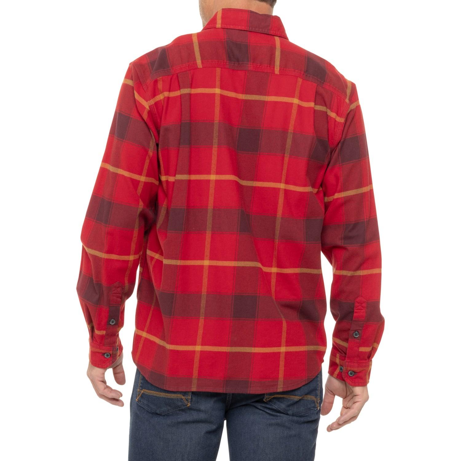 Carhartt 106352 Rugged Flex® Relaxed Fit Midweight Flannel Plaid Shirt - Long Sleeve Product Image