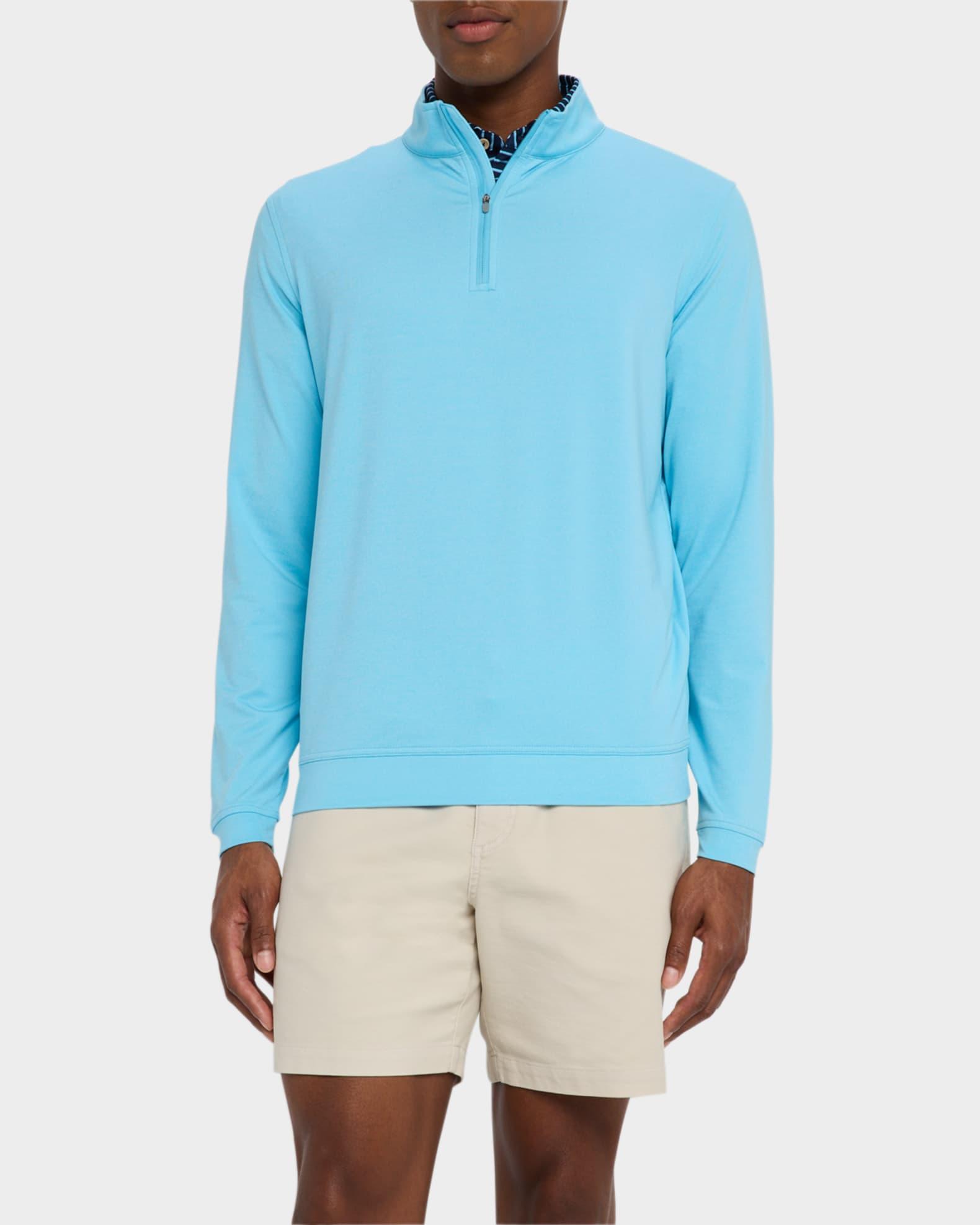 Men's Perth Melange Performance Quarter-Zip Sweater Product Image
