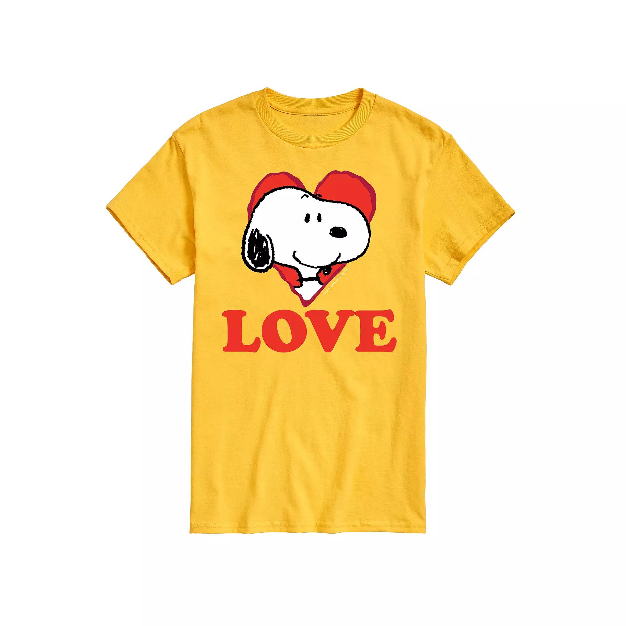 Men's Peanuts I Love Snoopy Tee,  Product Image