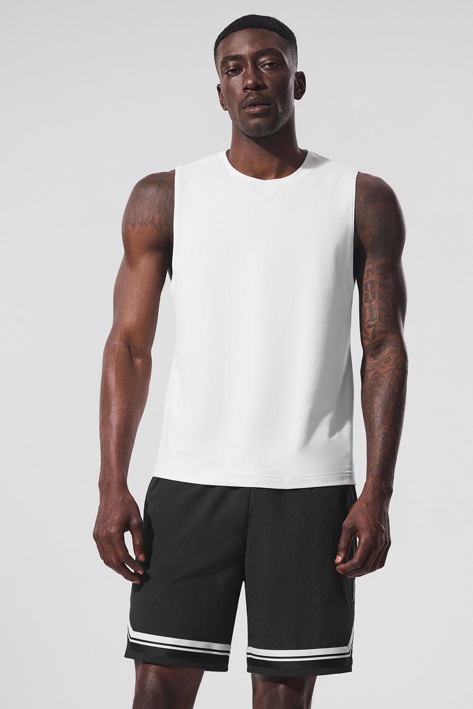 Conquer Muscle Tank - White Male Product Image