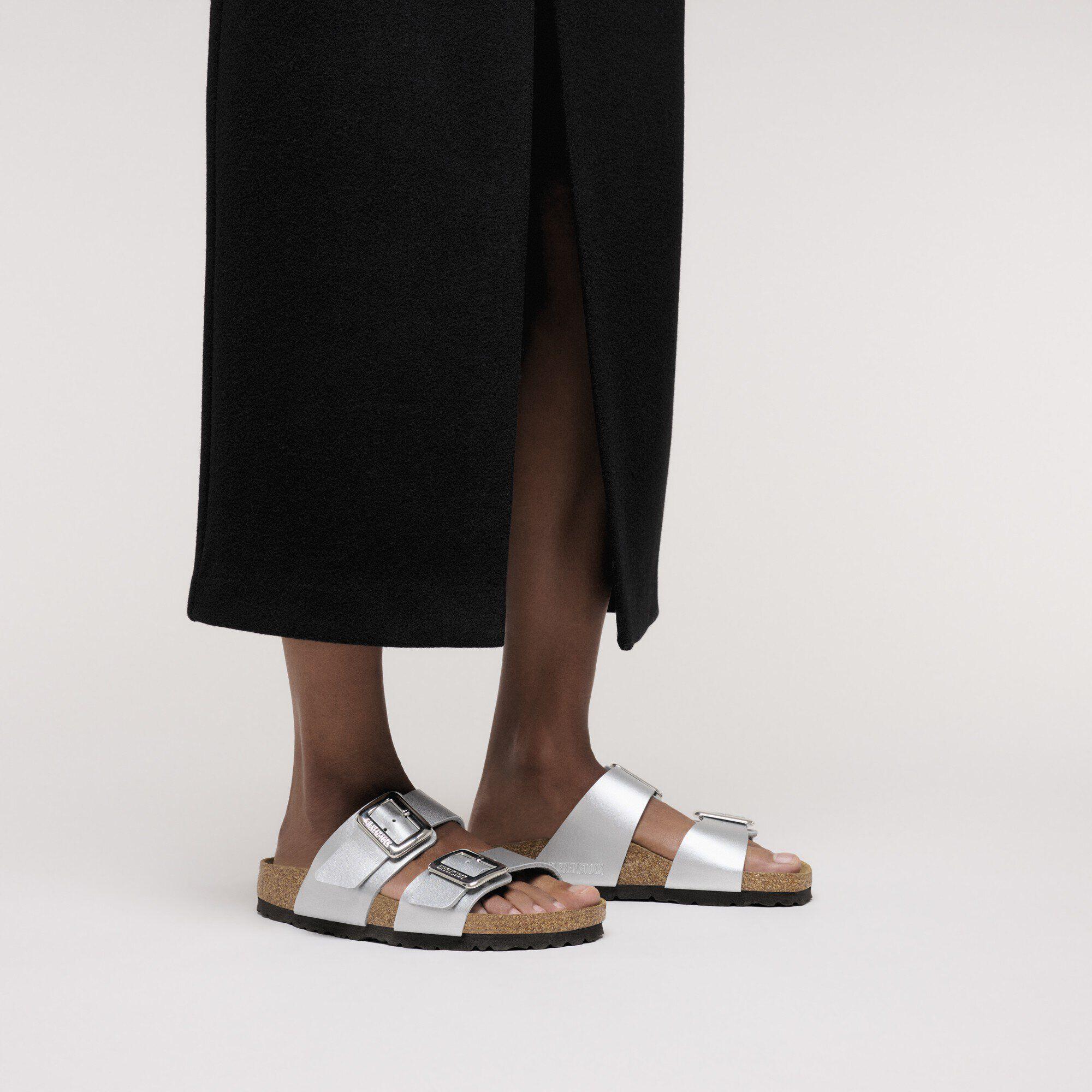 Sydney Luxe Buckle Birko-Flor Silver Metallic Product Image