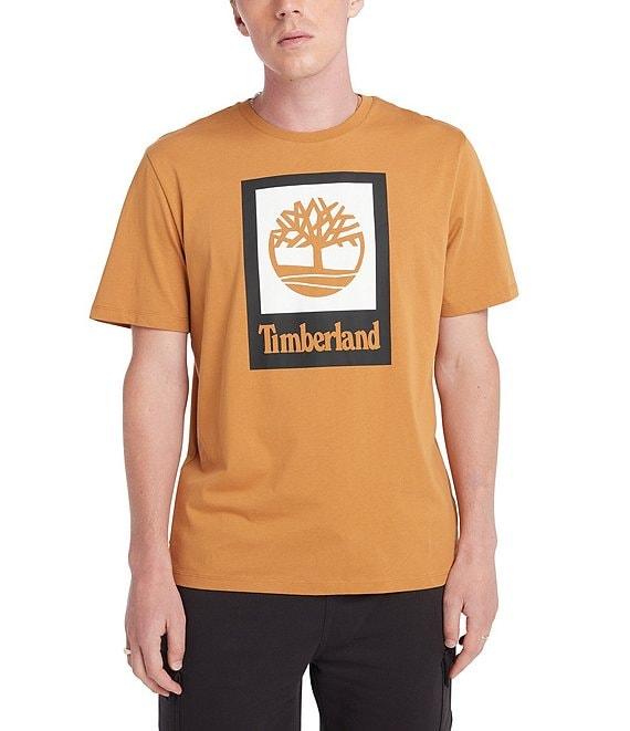 Timberland Stacked Graphic Logo Short Sleeve T-Shirt Product Image