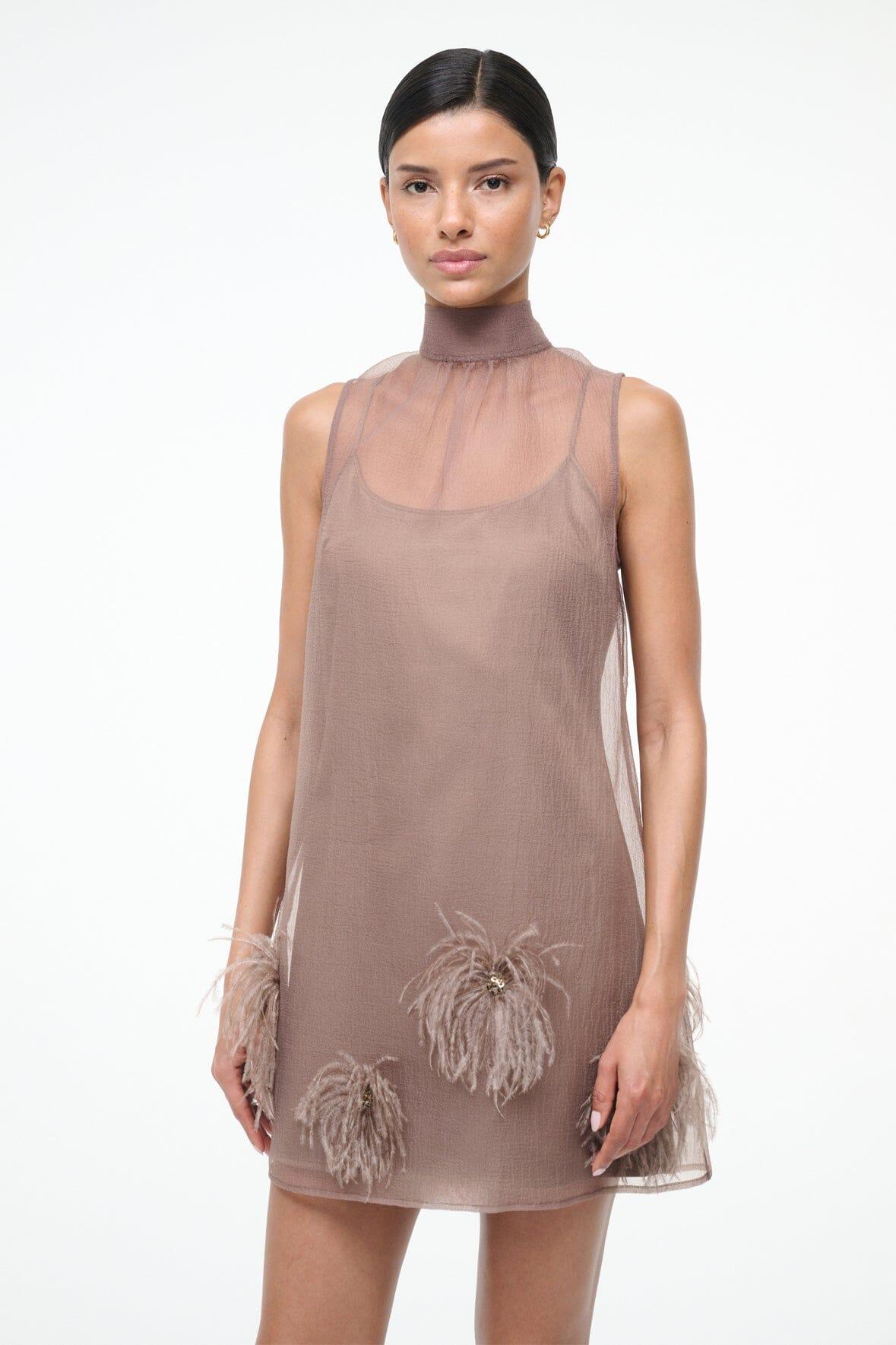 ALBEE MINI DRESS | TRUFFLE Product Image
