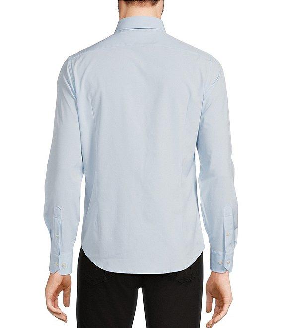 Murano Slim Fit Solid Performance Stretch Long Sleeve Woven Shirt Product Image