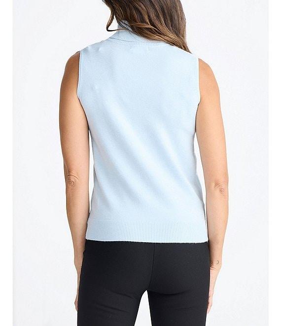 Brave + True Sleeveless Pullover Knit Turtleneck Top Product Image