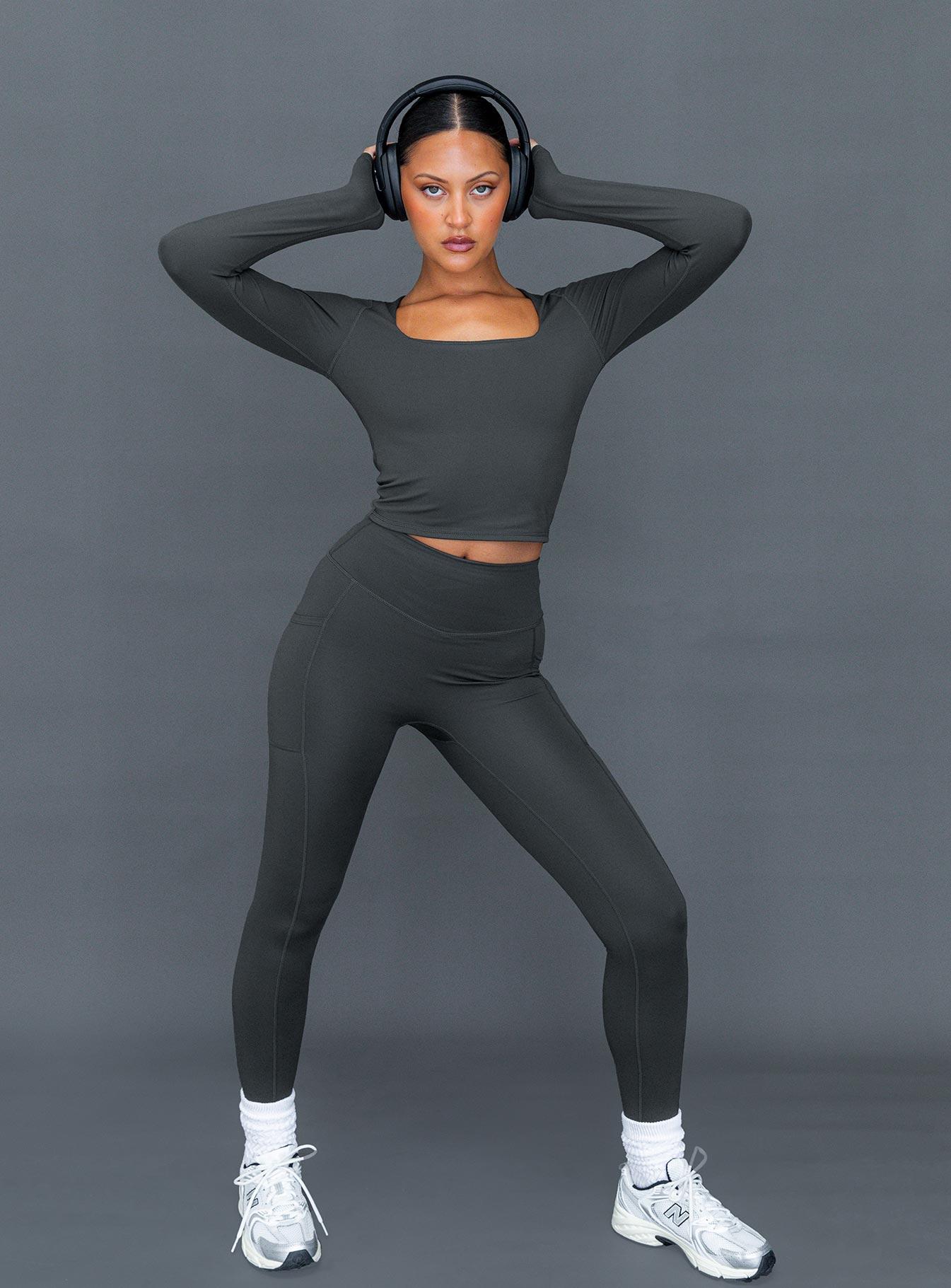 Achieve Activewear Leggings Grey Product Image