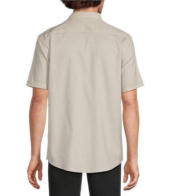 Murano Classic Fit Dobby Dot Short Sleeve Woven Shirt Product Image