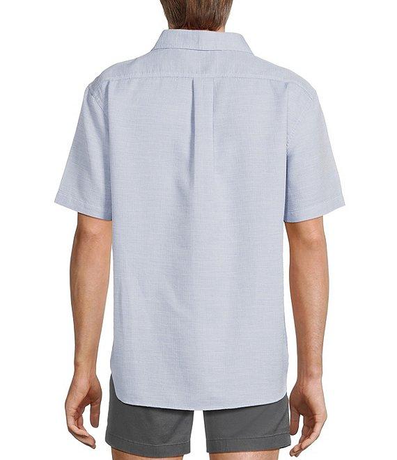 Roundtree & Yorke Short Sleeve Textured Solid Sport Shirt Product Image