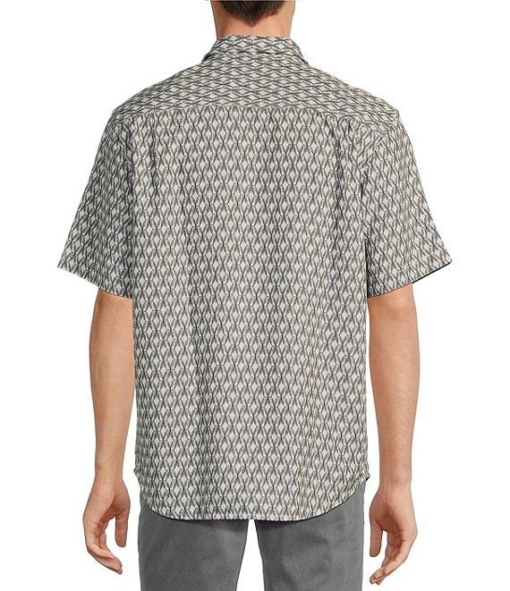 Tommy Bahama Coconut Point Dos Rios Geo Short Sleeve Woven Shirt Product Image