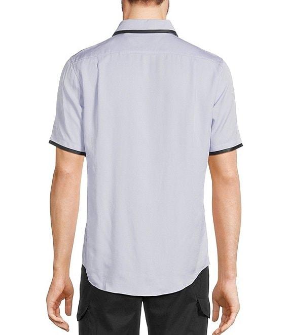 Murano Interdimensional Collection Slim Fit Heat Seal Short Sleeve Convertible Camp Shirt Product Image
