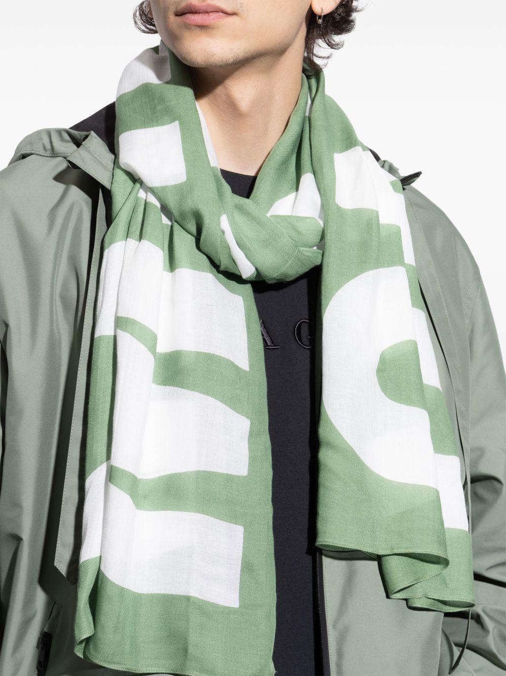 logo-print scarf Product Image