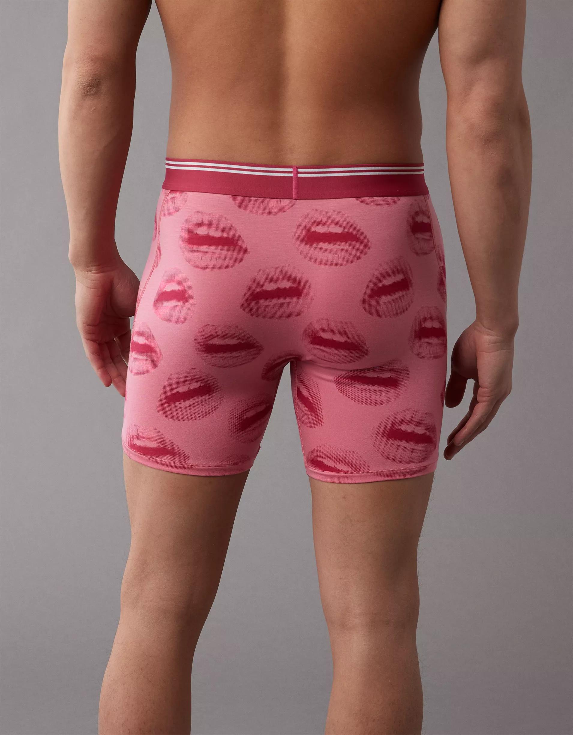 AEO Men's Lips 6" Ultra Soft Boxer Brief Product Image