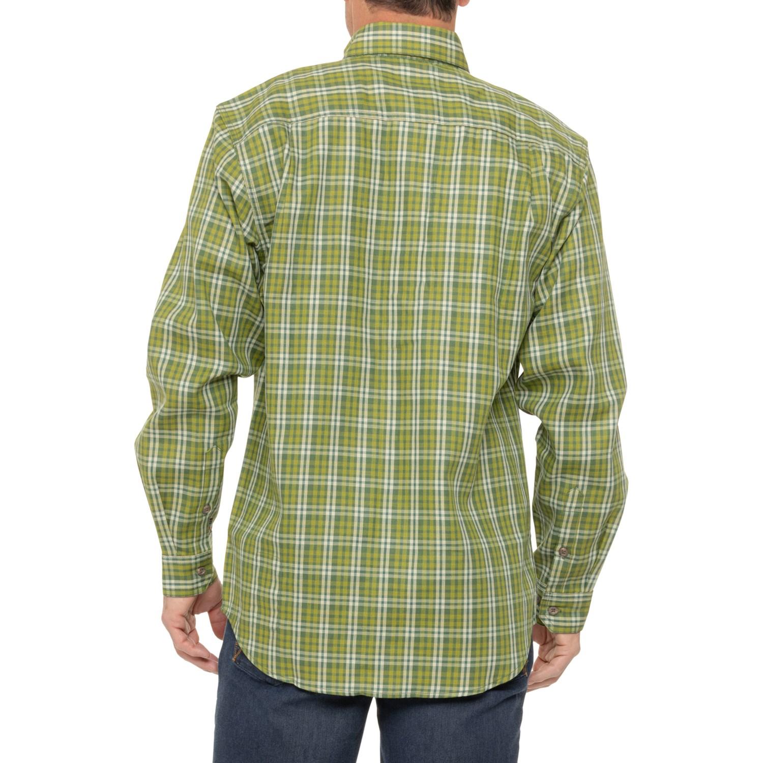 Carhartt 104507 Flame-Resistant Force® Loose Fit Midweight Twill Plaid Shirt - Long Sleeve Product Image