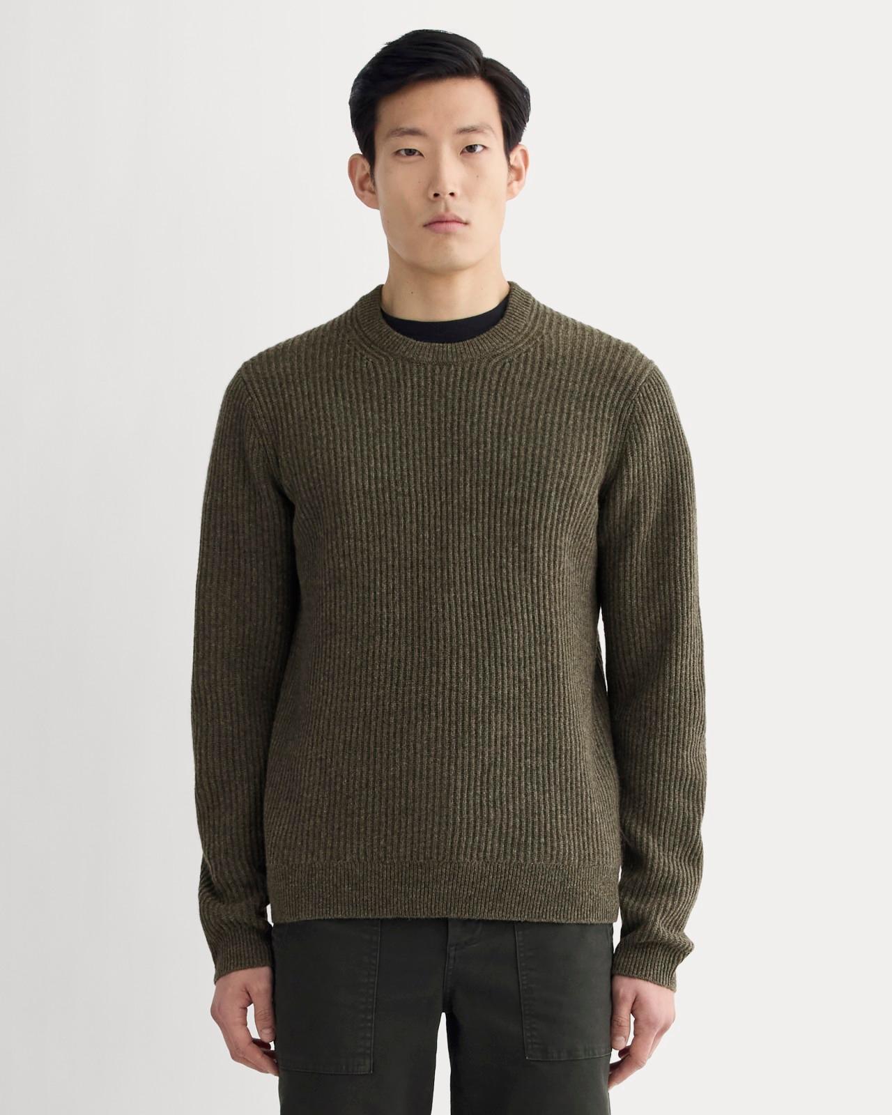 Mens Fisherman Crew in Wool Cashmere Sweater by Everlane Product Image