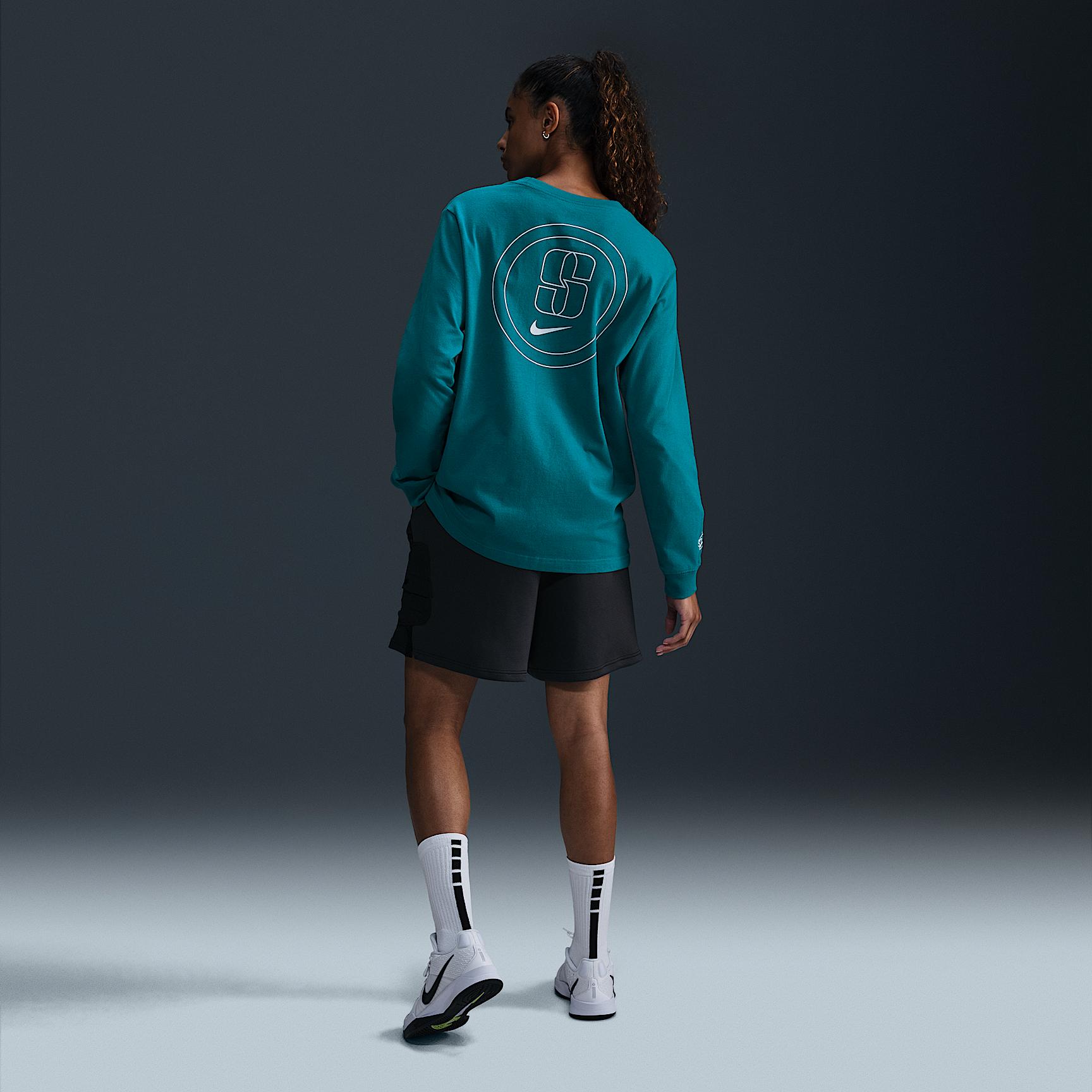 Nike Womens Nike Sabrina Signature Shorts - Womens Black/Summit White Product Image