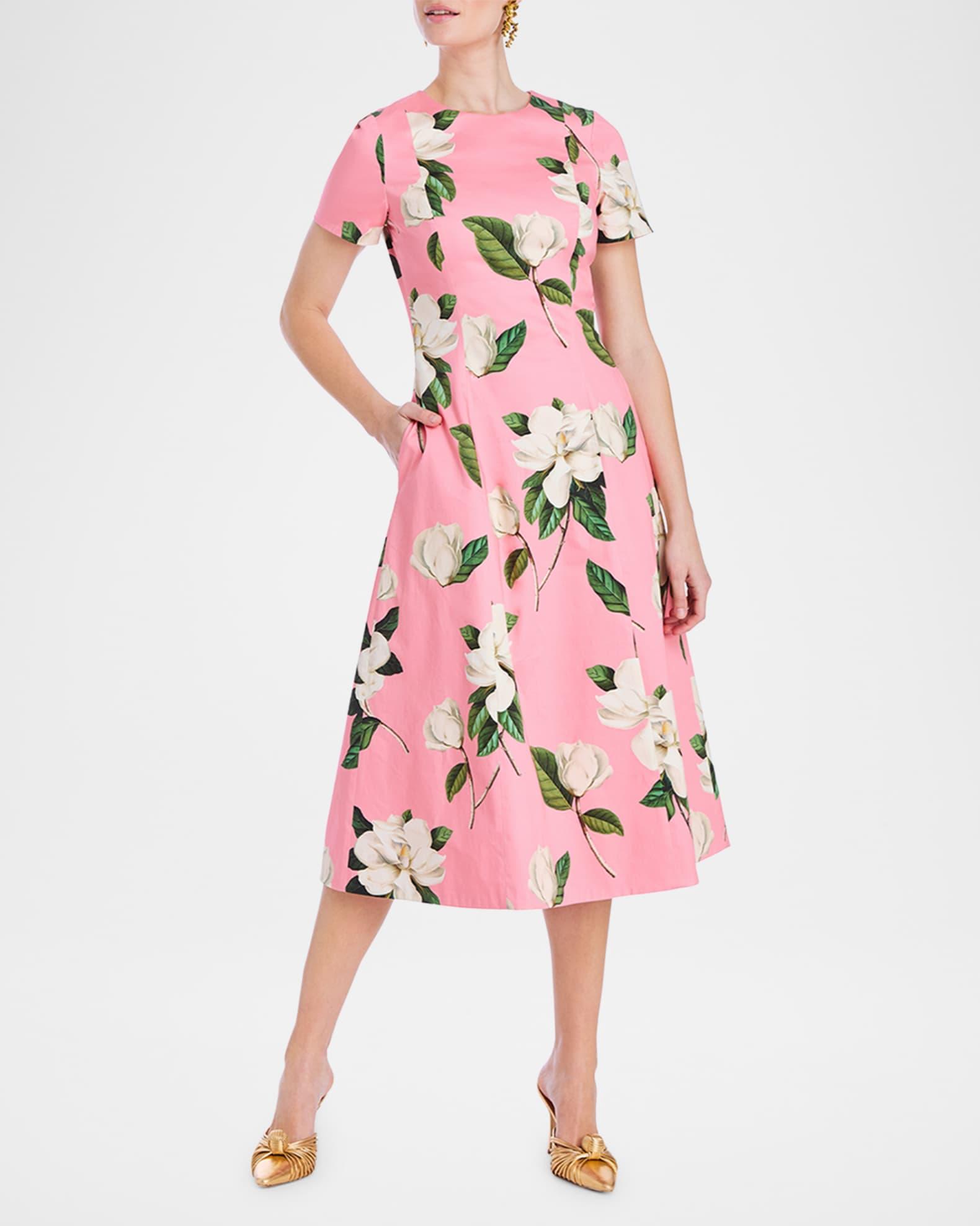 Lia Belted Reversible Midi Dress Product Image