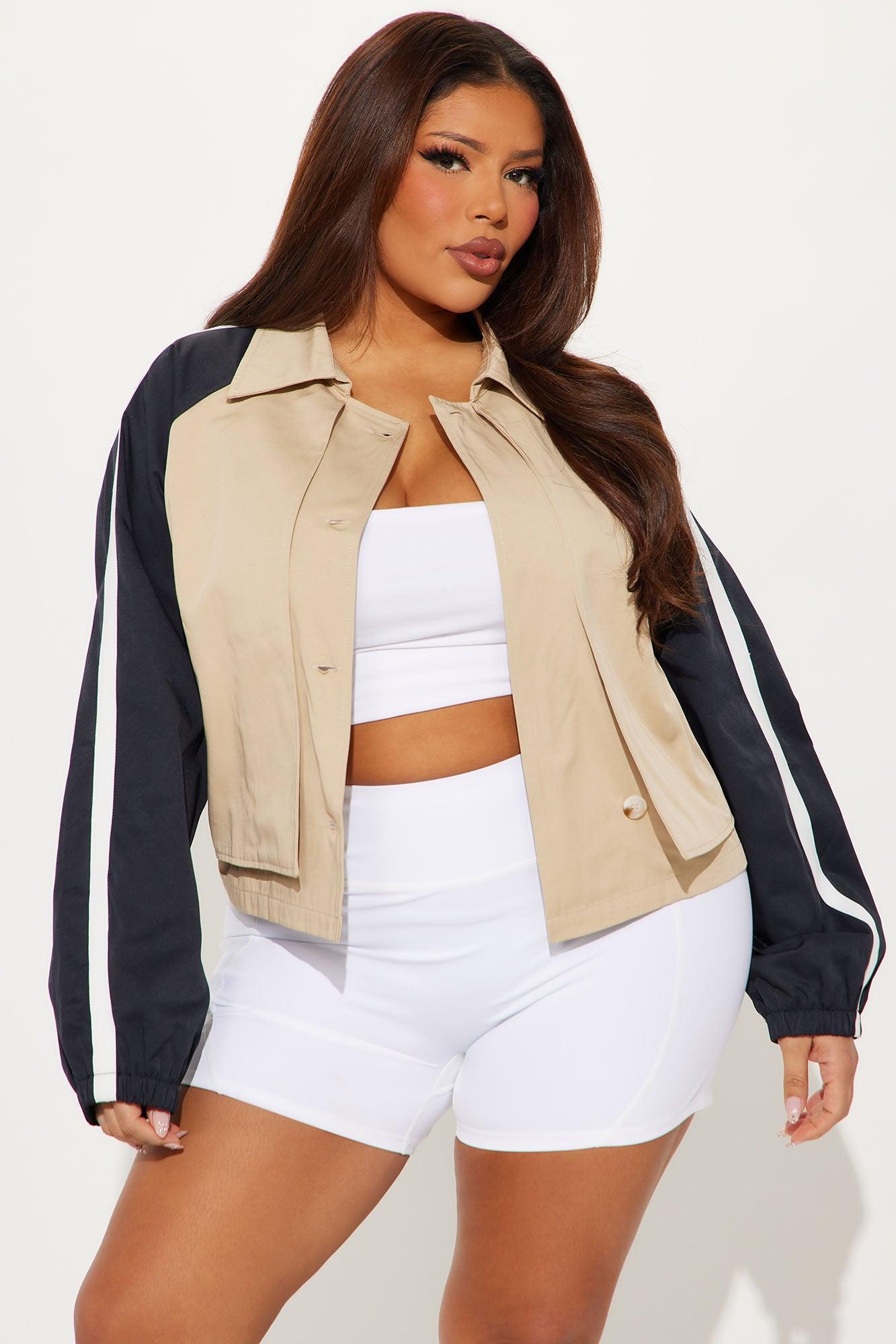 High Maintenance Jacket - Khaki/combo Product Image