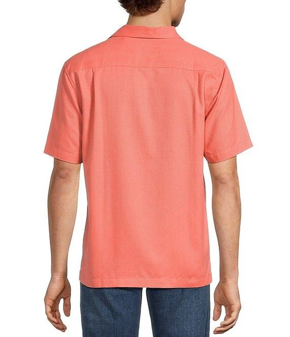 Tommy Bahama IslandZone Coastal Breeze Tonal Check Short Sleeve Woven Shirt Product Image