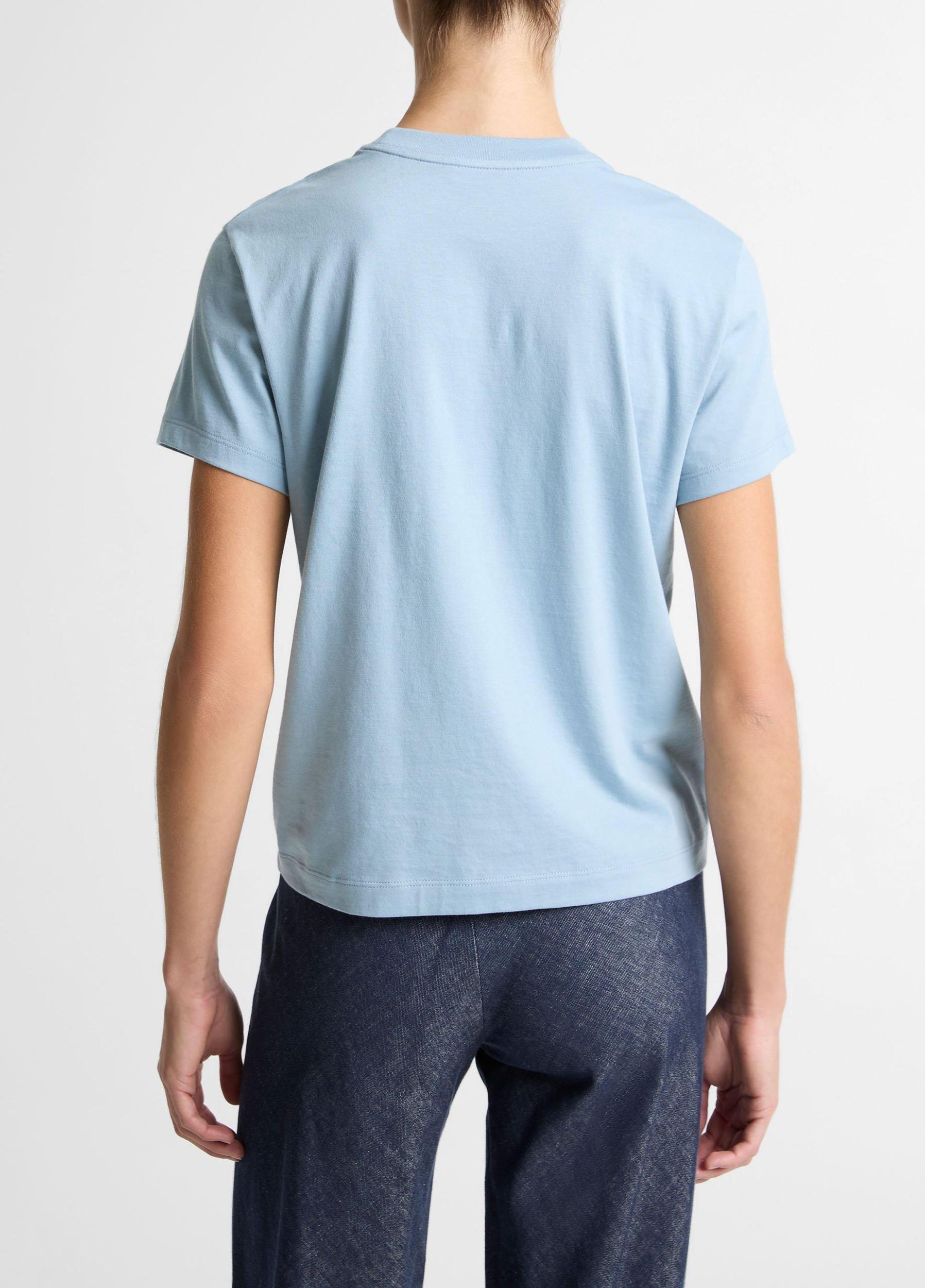 Pima Cotton Crew Neck T-Shirt Product Image