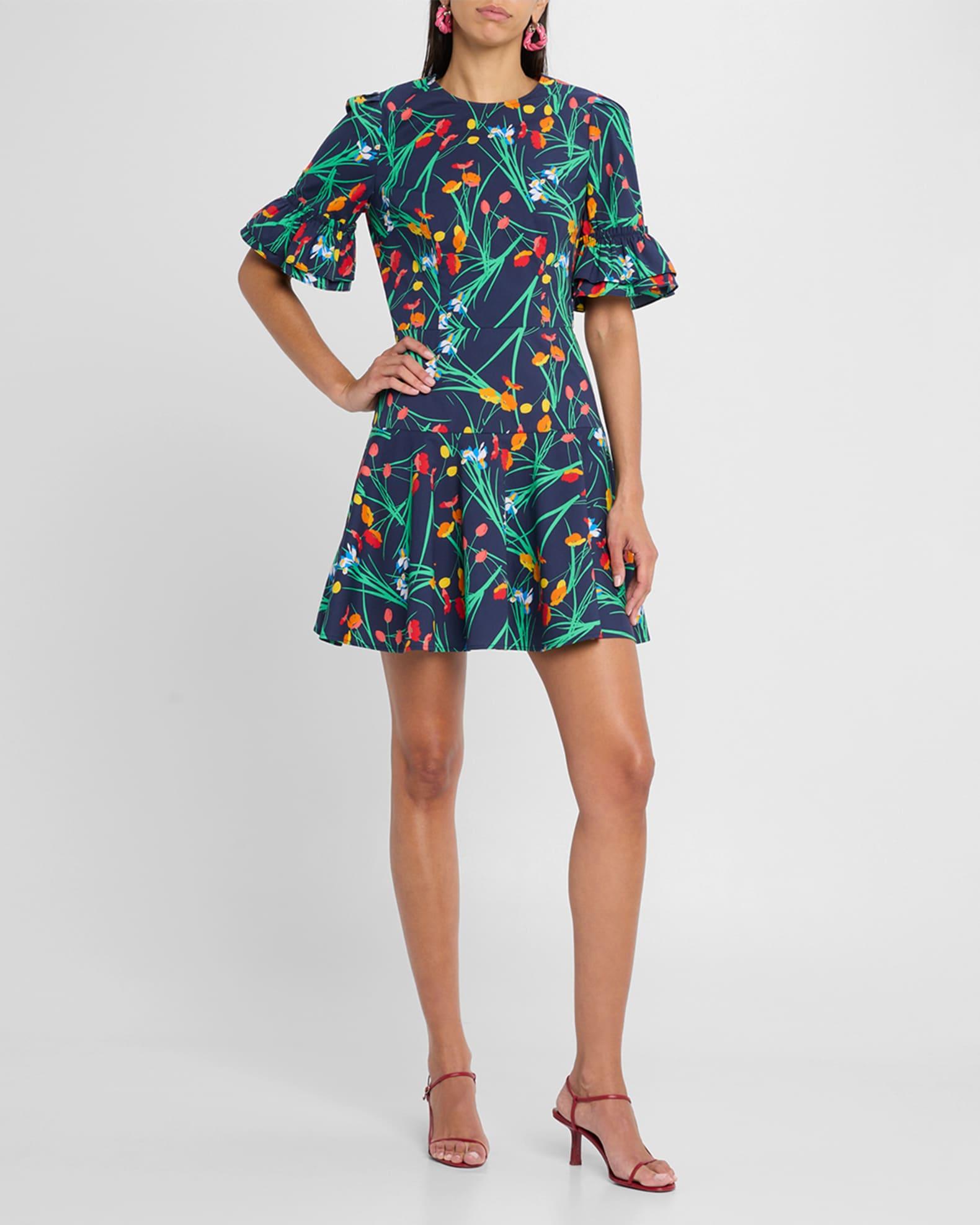 Solange Floral Mini Dress Product Image