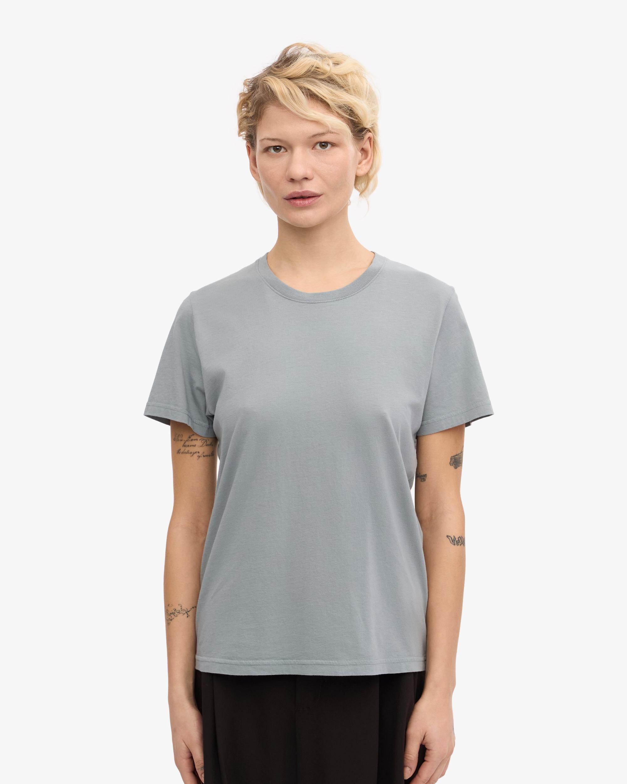 Women Light Organic Tee - Steel Blue Product Image