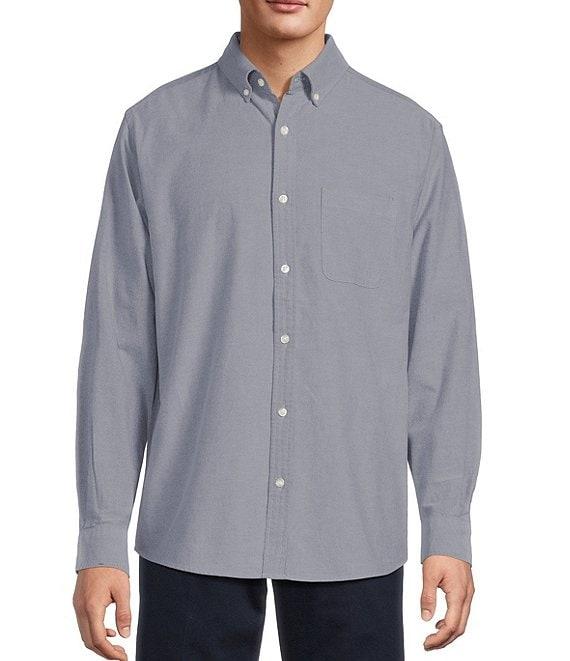 Roundtree & Yorke Solid Oxford Sport Shirt Product Image