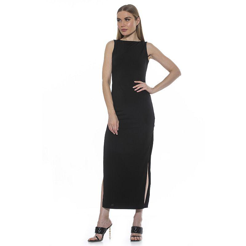 Women's ALEXIA ADMOR Open Back Maxi Dress,  Product Image