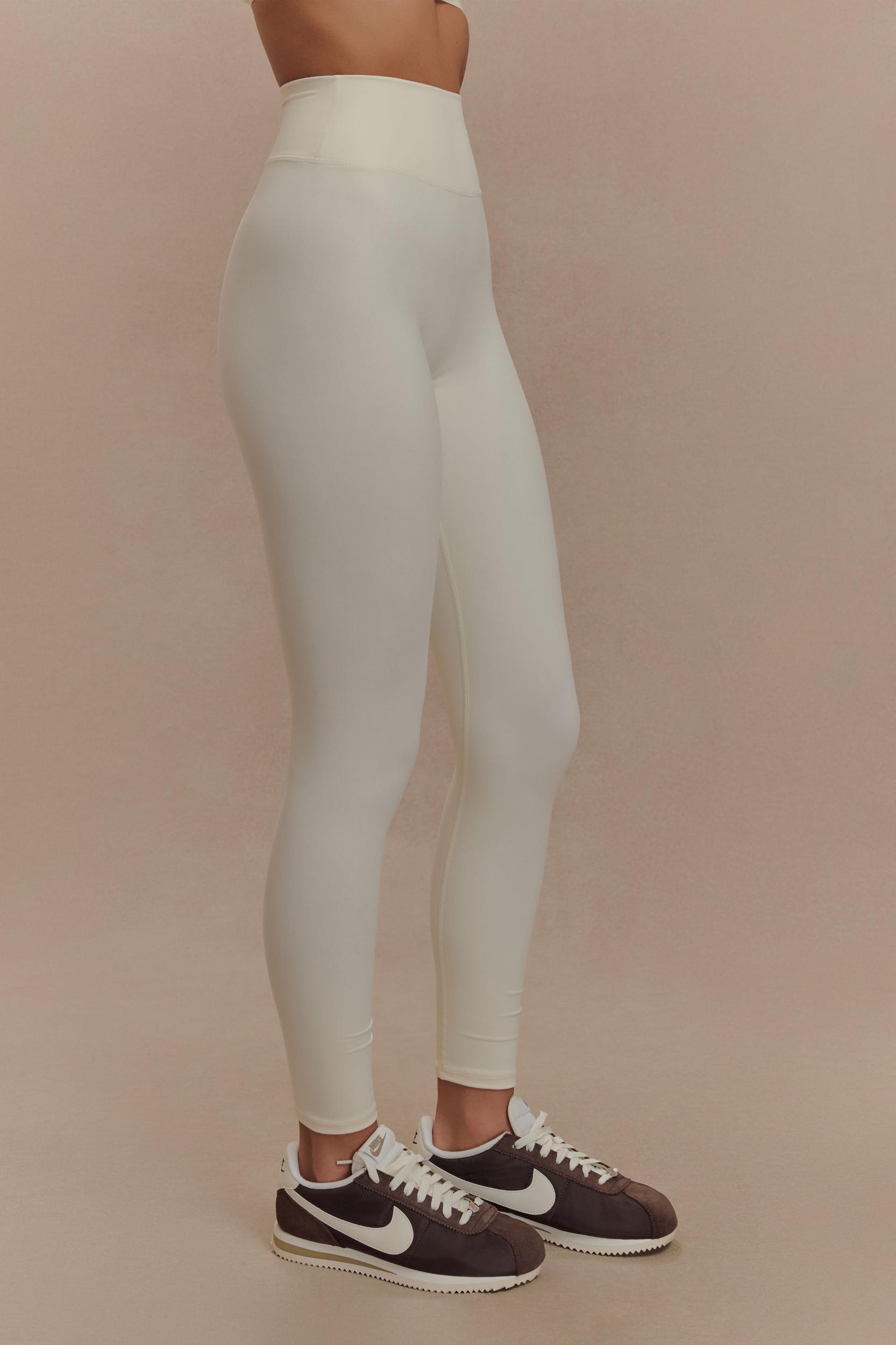Callie Active Leggings - Ivory Product Image