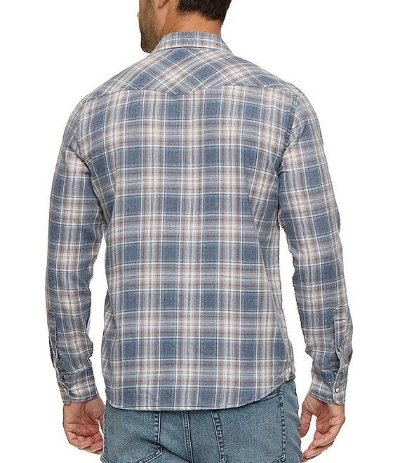 Flag and Anthem Lamar Long Sleeve Plaid Vintage Shirt Product Image