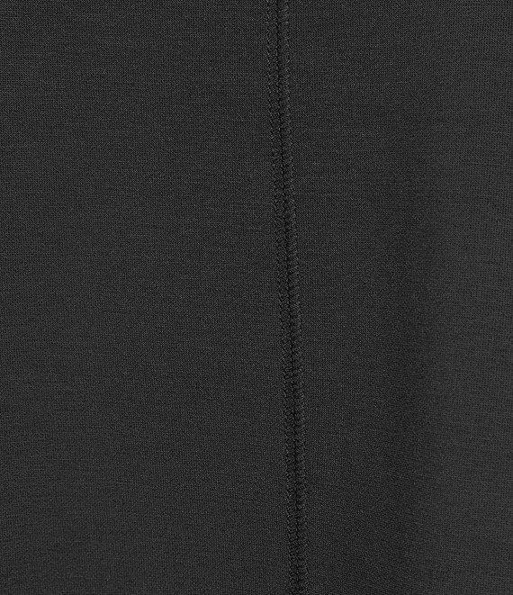 Westbound Petite Size Coordinating Long Sleeve Crew Neck Seamed Knit Top Product Image