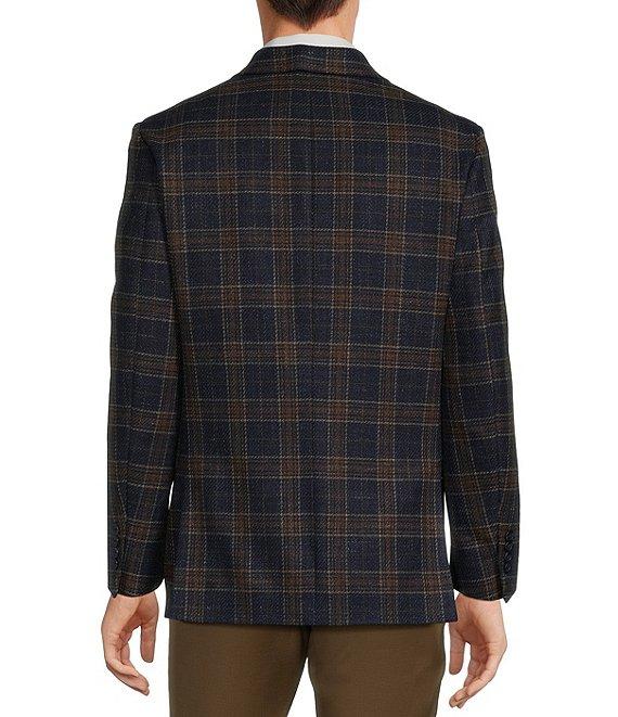 Hickey Freeman Classic Fit Plaid Print Sport Coat Product Image