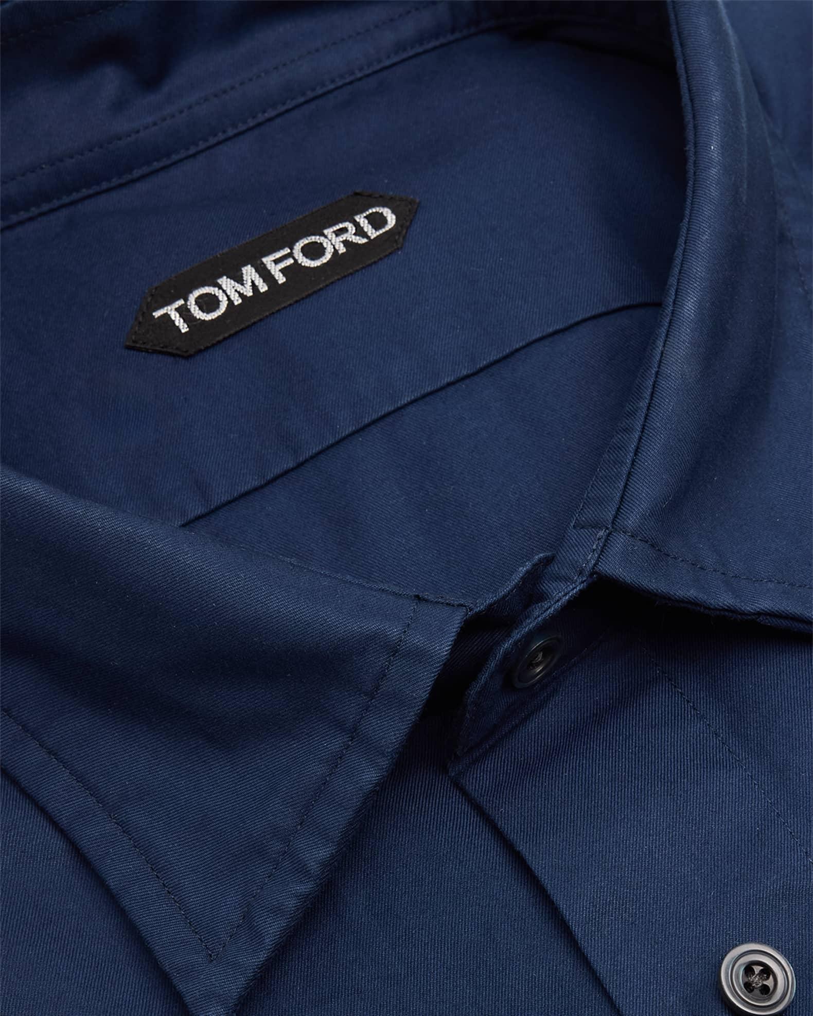 Men's Cotton Twill Double-Pocket Overshirt Product Image