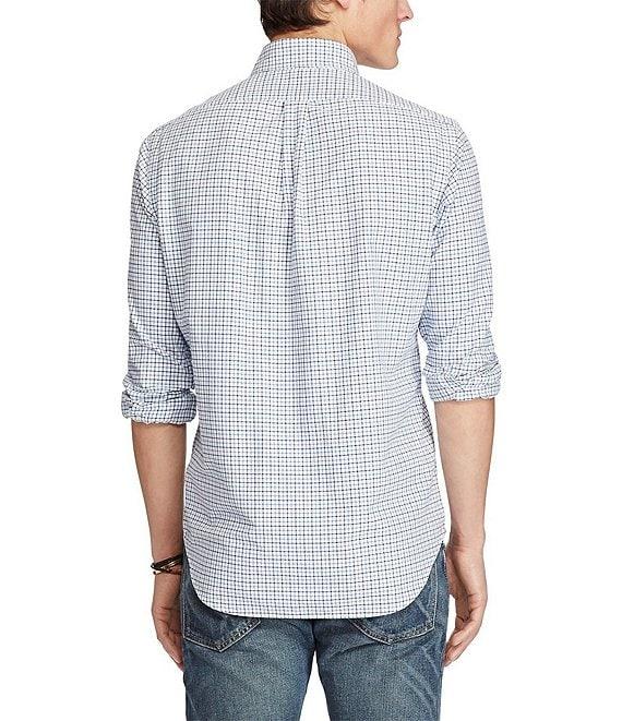 Polo Ralph Lauren Tattersall Oxford Multi-Color Long-Sleeve Woven Shirt Product Image