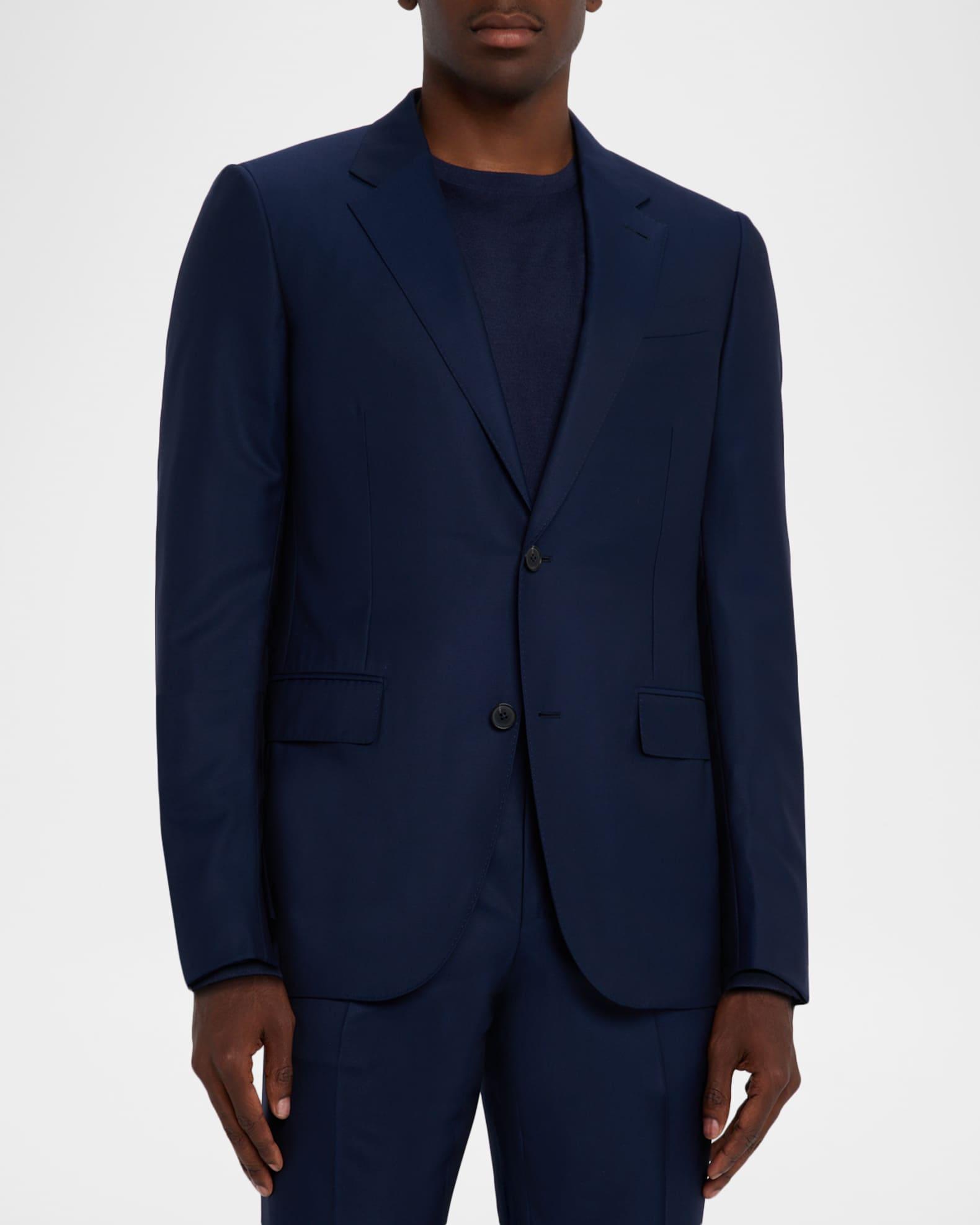 Men's Wool Textured Two-Piece Suit Product Image