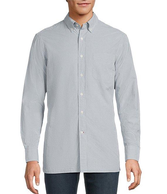 Cremieux Blue Label Plaid Poplin Long Sleeve Woven Shirt Product Image