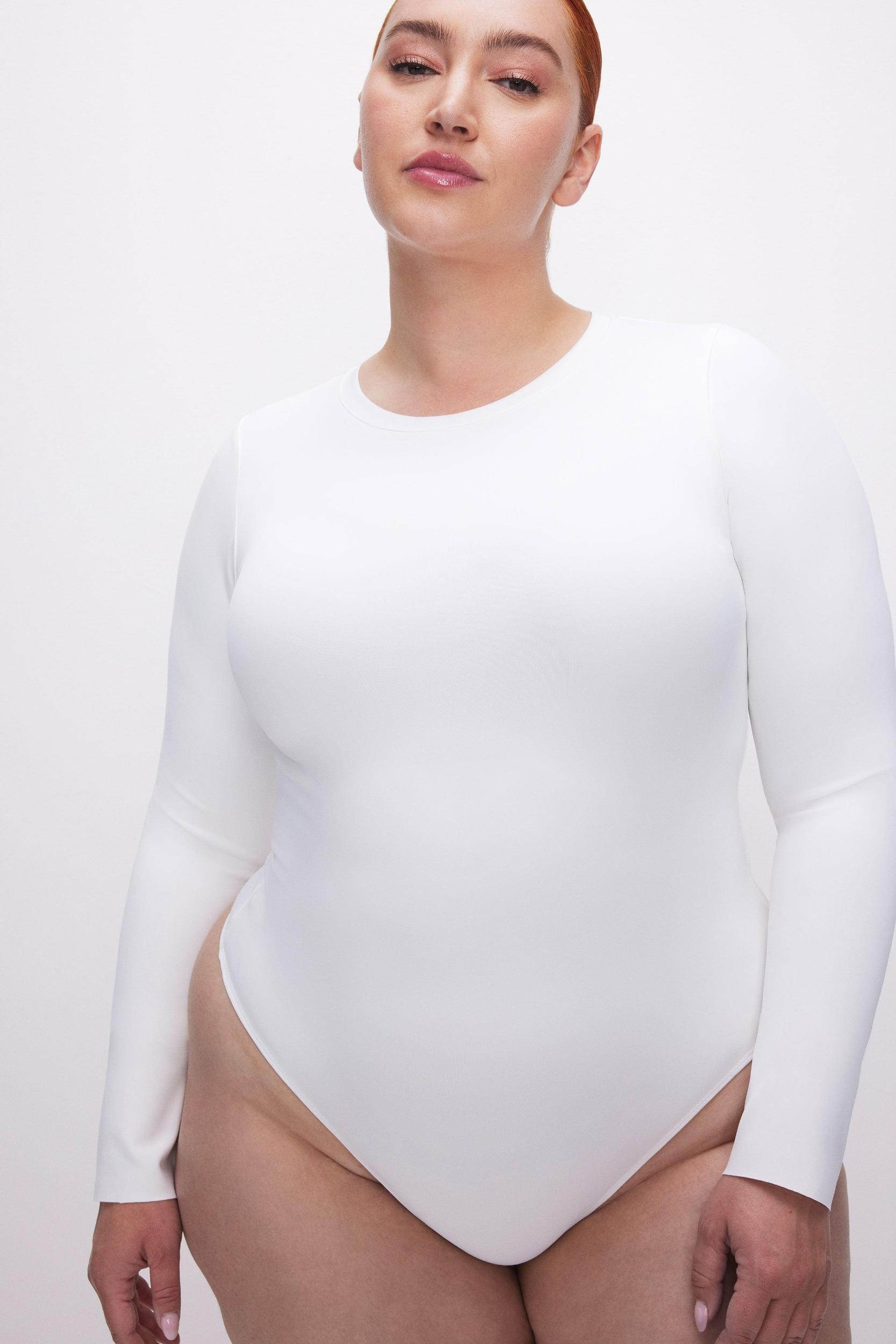 SCUBA CREWNECK BODYSUIT | WHITE001 Product Image