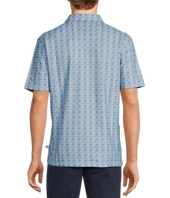 Tommy Bahama IslandZone Ocean Mosaic Short Sleeve Polo Shirt Product Image