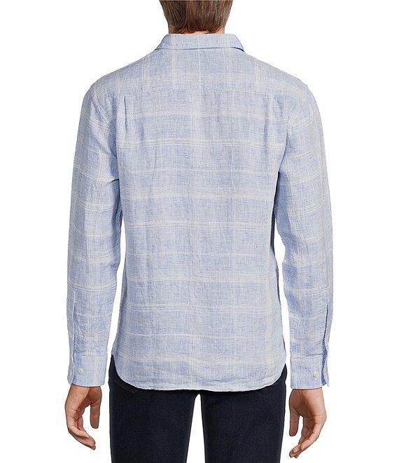 Tommy Bahama Paradisio Plaid Linen Long Sleeve Woven Shirt Product Image