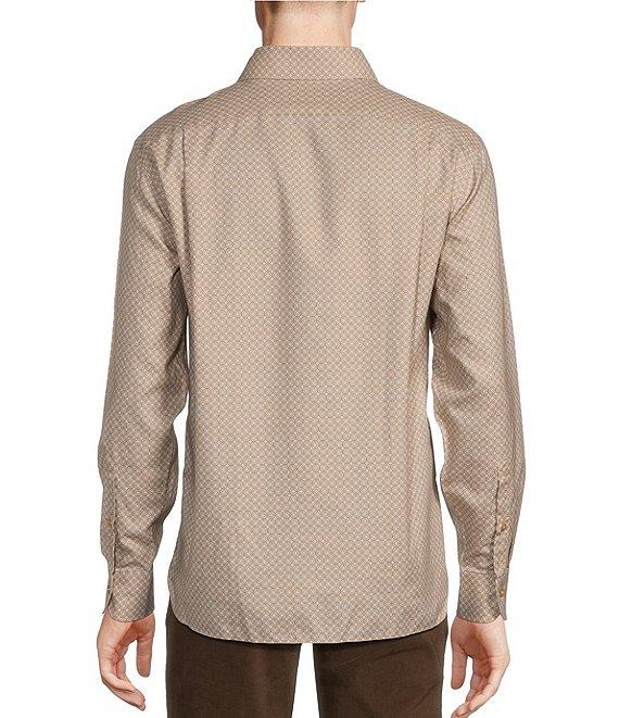 Daniel Cremieux Signature Label Mount Lussari Collection Long Sleeve Non-Iron Geo Print Woven Shirt Product Image