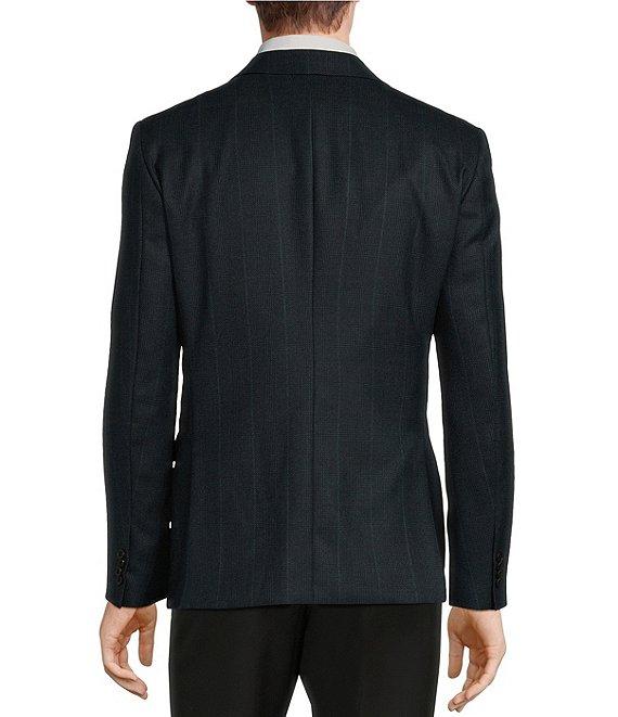 John Varvatos Slim Fit Tonal Plaid Pattern Sport Coat Product Image
