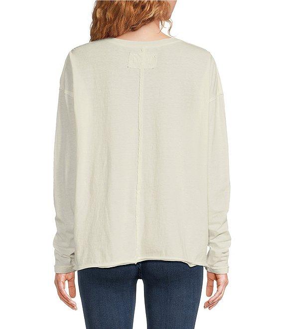 Free People Nina Crew Neck Long Sleeve Tee Product Image