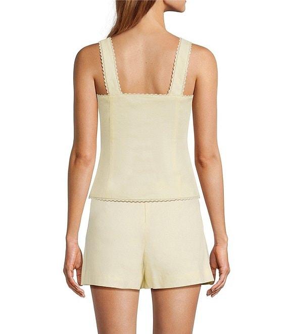 Antonio Melani Annika Lace Trim Button Front Vest Product Image