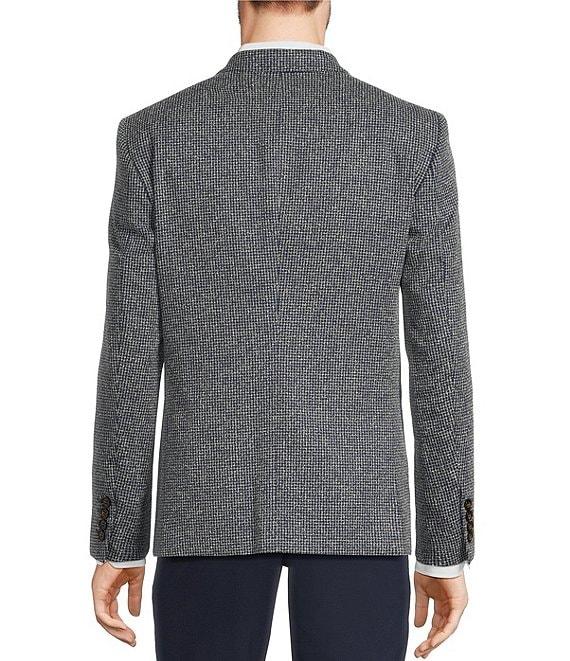 Murano Slim Fit Notch Lapel Check Suit Separate Blazer Product Image