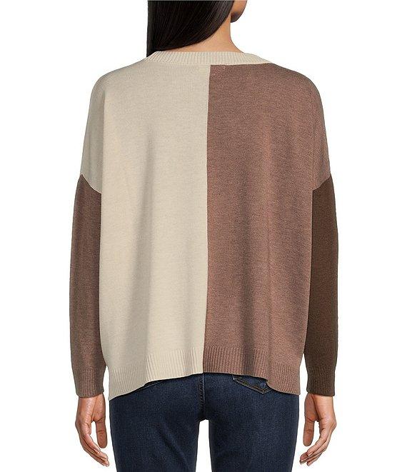 Blu Pepper Color Block Sweater Product Image