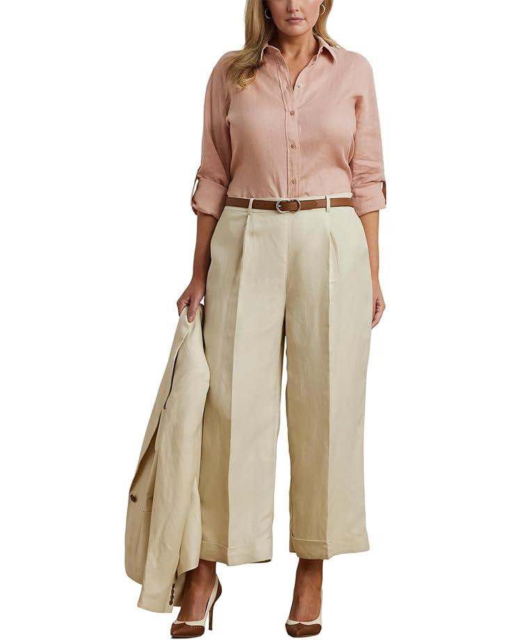 Oversize Striped Cotton Broadcloth Shirt Product Image