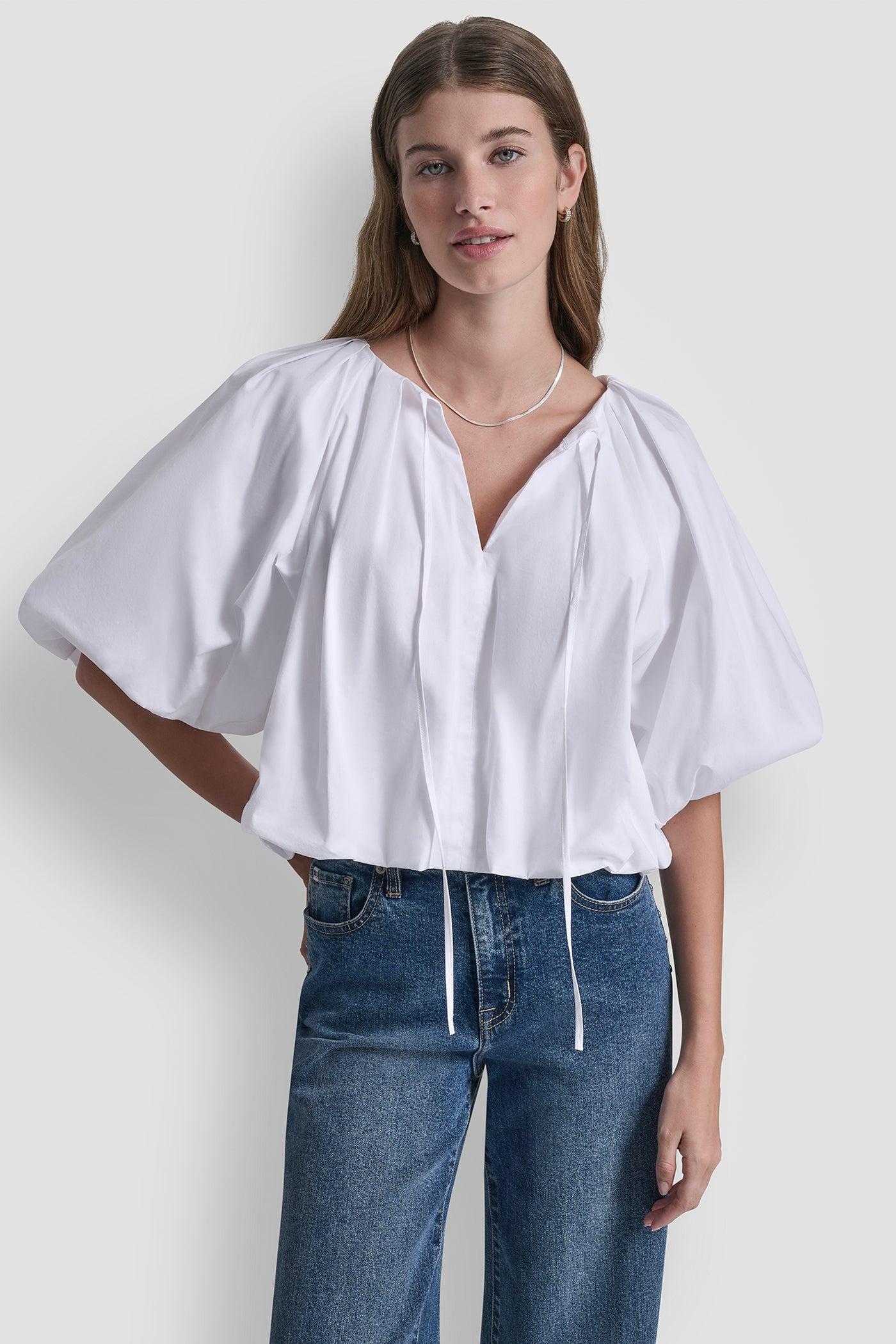 SHORT-SLEEVE BUBBLE TOP Product Image